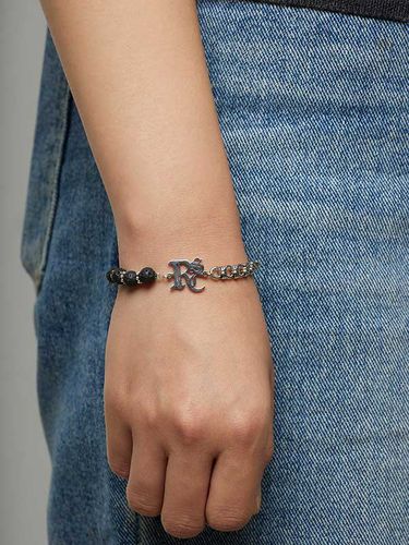 Beads Chain Bracelet _ Black - RSSC - Modalova