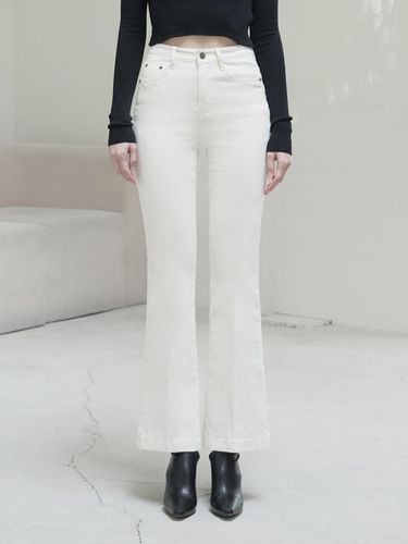 Boots Cut Cotton Pants - White - WAAR - Modalova