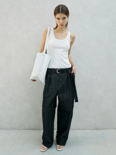 Demma Oval Belt Pants_3 Colors - BLOSSOM H COMPANY - Modalova