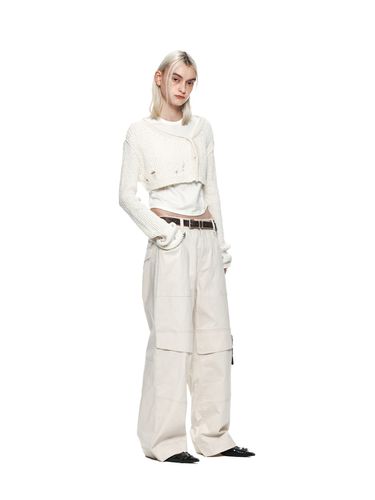 Knee Big Pocket Cotton Pants - Matin Kim - Modalova