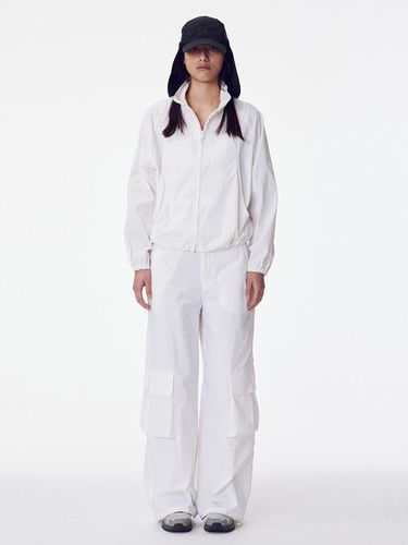 Cargo Nylon Pants, White - MAISONMARAIS - Modalova