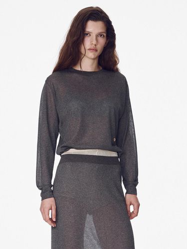 Urban See-Through Top, Charcoal - MAISONMARAIS - Modalova