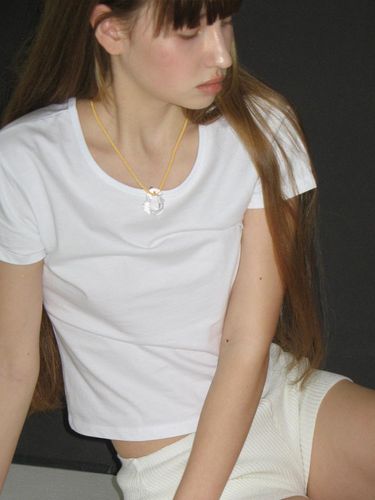 Everyday Basic T-shirt - White - EXPIRED GIRL - Modalova