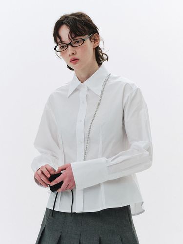 QDRY Pintuck Shirt - Dove - Qduroy - Modalova