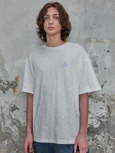 Symbol Logo Patch Short Sleeves T-Shirt - White - CITYBREEZE - Modalova