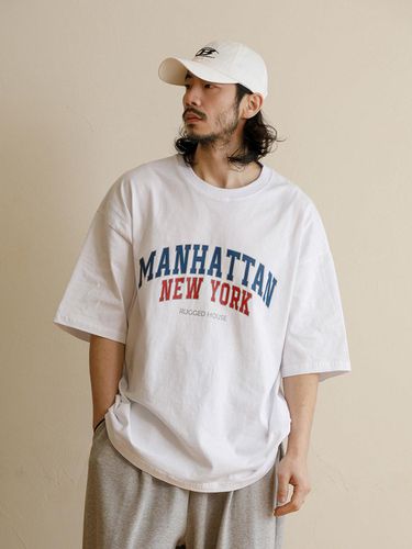 Manhattan Life T-shirt_White - RUGGED HOUSE - Modalova