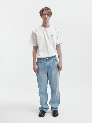 Kaihara Denim Wide Pants_Sky Blue - FAMILLE - Modalova