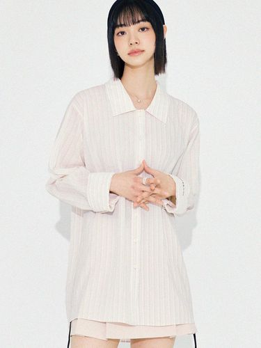 OL Vintage Pleated Stripe Shirt - DIAMOND LAYLA - Modalova