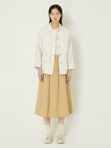 Linen String Mid Length Jacket - EPIGRAM - Modalova