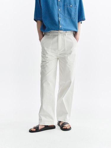 Twill Cotton Fatigue Pant - THE KNIT COMPANY - Modalova