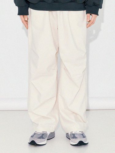 Unmodified Denim String Wide Pants - DIAMOND LAYLA - Modalova