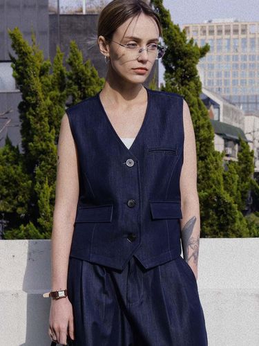 PS City Vest Blue - PLUNASTUDIO - Modalova