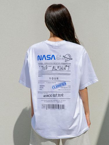 NASA CLASSIFIED Oversized T-shirt (2 Color) - alvinclo - Modalova