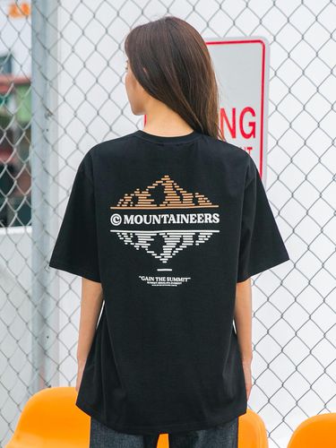 Symmetry Mountain Oversized T-shirt (4 Color) - alvinclo - Modalova