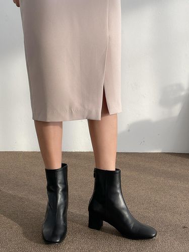 Leather Ankle Boots - Via sogno - Modalova