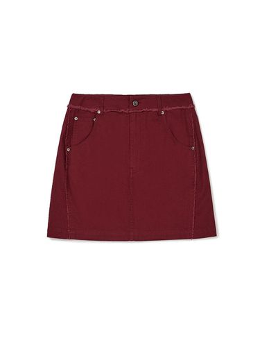 Color Cotton Skirt_Red - Mmlg Women - Modalova