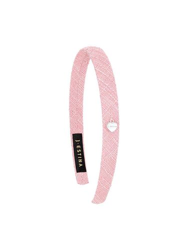 Lala J Tweed Hairband_Pink - J.ESTINA - Modalova