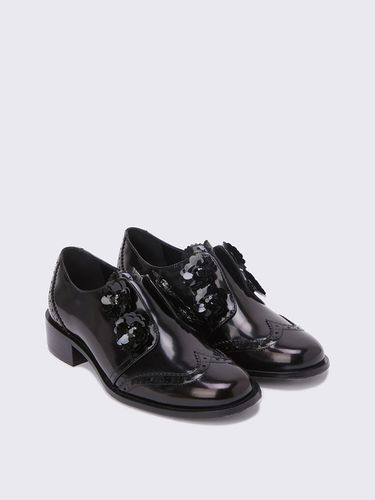 Spangle Flower Loafer_Black - SUECOMMA BONNIE - Modalova