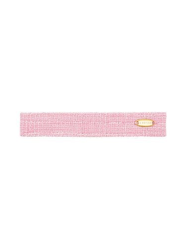 Lala J Tweed Hairpin_Pink - J.ESTINA - Modalova