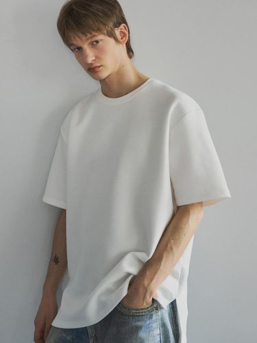 Essential Loose Fit T-shirt_White - HALBKREIS LAYOUT - Modalova