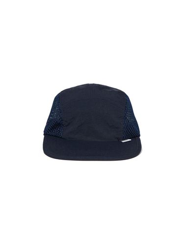 Nylon Five-Panel Mesh Camp Cap Navy - MARKM - Modalova