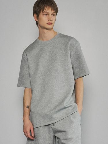 Essential Loose Fit T-shirt_Melange Gray - HALBKREIS LAYOUT - Modalova