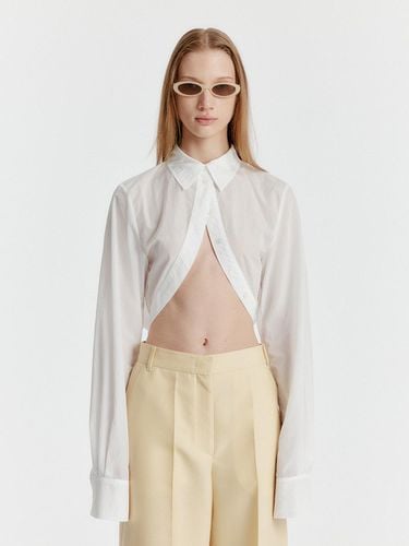 Yumi Bolero Shirt - White - EENK - Modalova