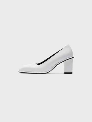 YUMP Square-toe Pumps_White - EENK - Modalova