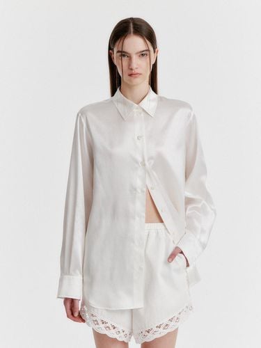 Yirina Relaxed Fit Shirt - White - EENK - Modalova