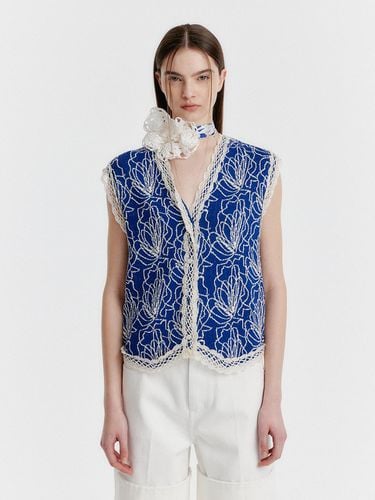 Yeary Printed Knit Vest - EENK - Modalova