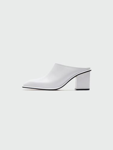 YCOOP Square-toe Mules_White - EENK - Modalova