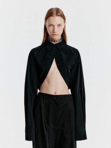 Yumi Bolero Shirt - Black - EENK - Modalova