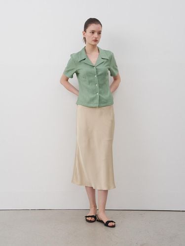 Satin Flare Skirt_3 Colors - ORE - Modalova