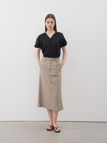 H-line Belted Skirt_2 Colors - ORE - Modalova