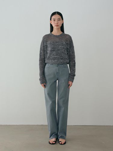 Dyed Denim Pants_Blue Stone - MOIA - Modalova