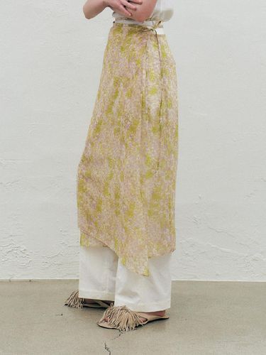 Chiffon Layering Skirt - KUME - Modalova