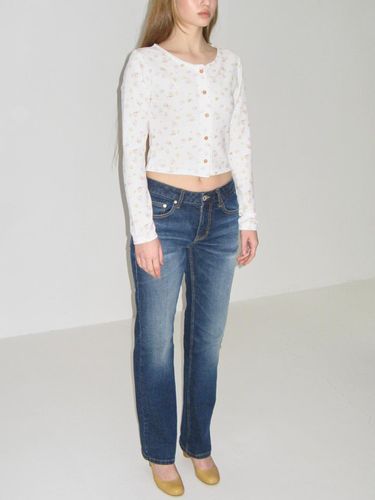 Semi Low Straight Denim Pants - EXPIRED GIRL - Modalova