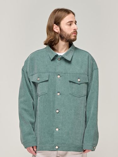 CB Pig Bio Trucker Jacket_Green - CARGOBROS - Modalova