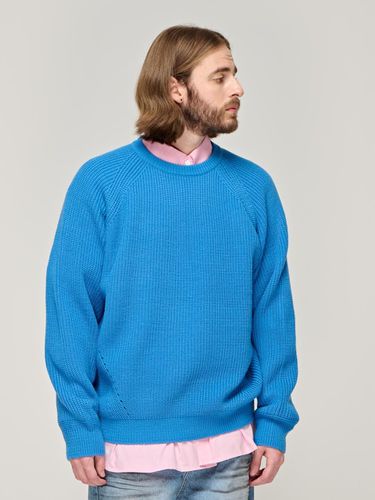 CB Raglan Round Knit Sweater_Blue - CARGOBROS - Modalova