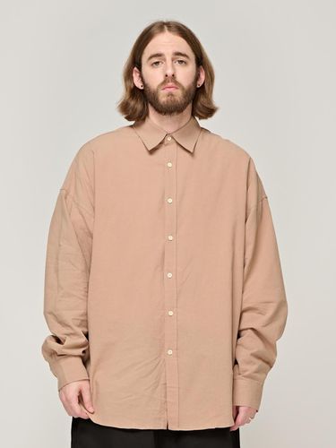 CB Pastel Poplin Over Shirt_Beige - CARGOBROS - Modalova