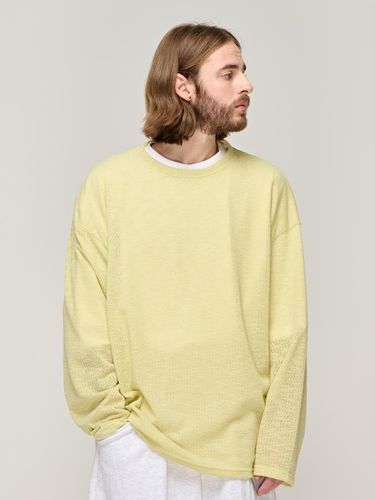 CB Pastel Over Knit Sweater_Yellow - CARGOBROS - Modalova