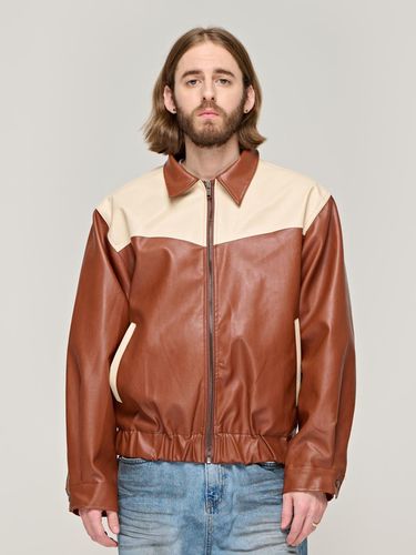 CB Collar Racer Jacket_Brown - CARGOBROS - Modalova