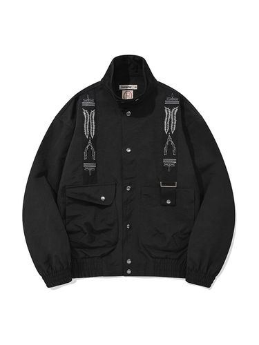 Heritage Nylon Work Jacket_Black - karactor - Modalova