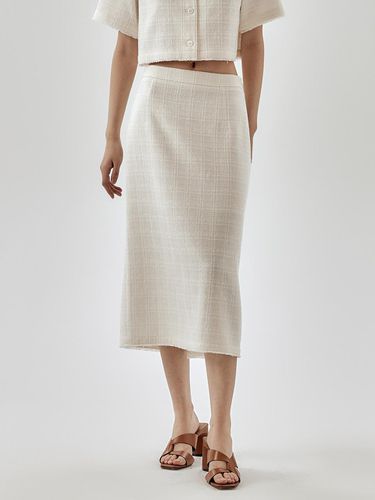 FRinge Tweed Midi Skirt - FRONTROW - Modalova