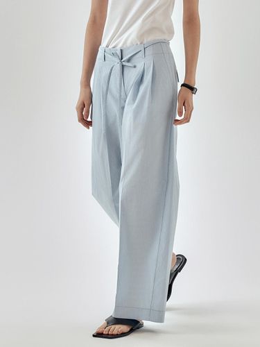 Low-rise Wide Cotton Pants (2 colors) - FRONTROW - Modalova