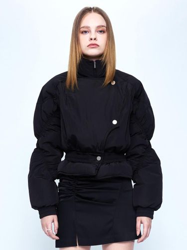 Double Layered Down Jacket _ Black - KIMZISU - Modalova