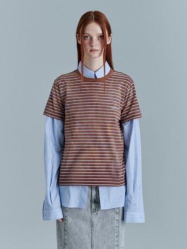 Vintage Washing Stripe T-Shirt () - MARGESHERWOOD - Modalova