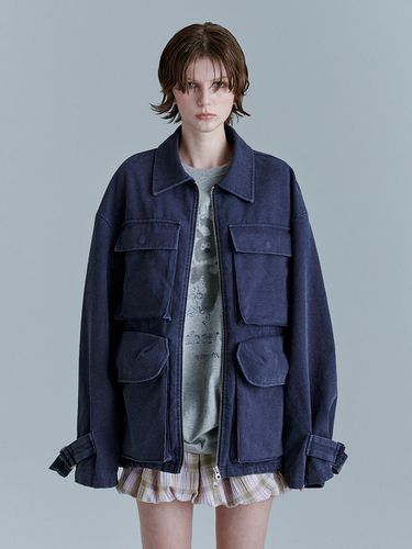 Utility Jacket (Navy) - MARGESHERWOOD - Modalova