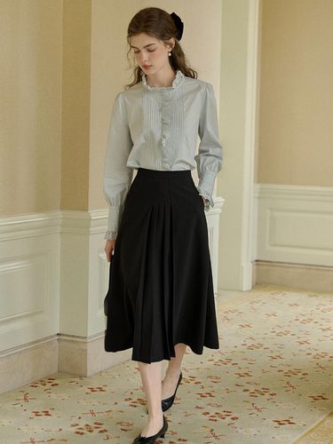 Pressed Pleat Skirt - Simple Retro - Modalova