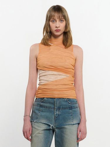 Layered Sleeveless _ Orange - KIMZISU - Modalova